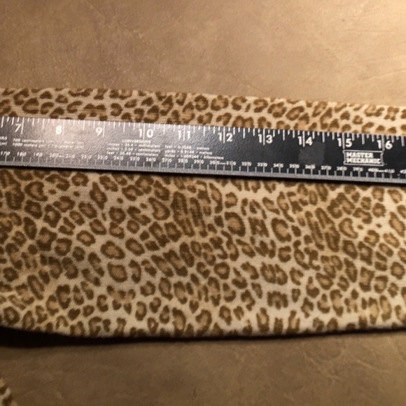 MELROSE STUDIO Cardigan, GOLD LEOPARD PRINT, Long Sleeves, NWOT, Size S - Picture 6 of 8